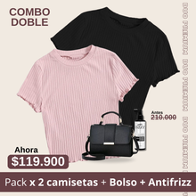 Cargar imagen en el visor de la galería, Pack 3 camisetas + Bolso
